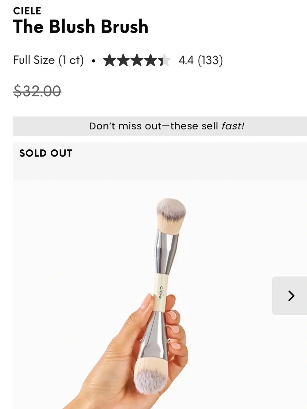 CIELE - The Blush Brush - Dual Ended